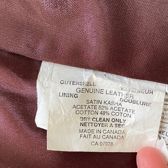 Danier Women’s Vintage Dark Brown Leather Coat Long Boho Casual western - Picture 15 of 17